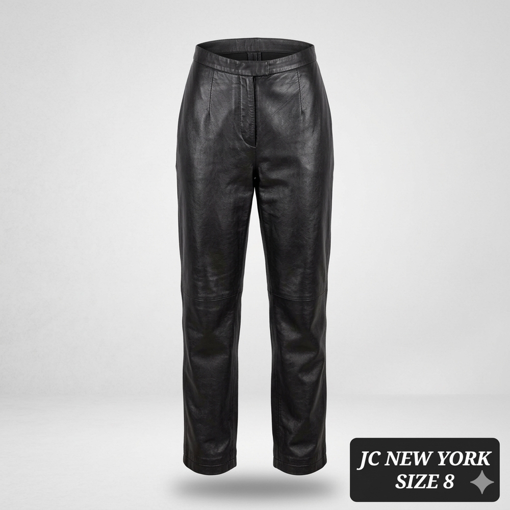 JLC New York Vintage 100% leather pants fully lined. Super soft. Size 8